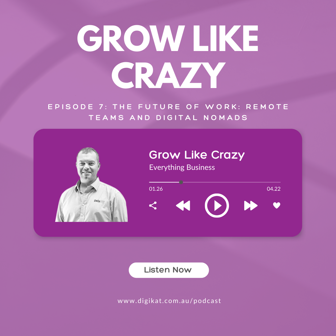 Grow Like Crazy Podcast - Episode 7: The Future of Work: Remote Teams and Digital Nomads