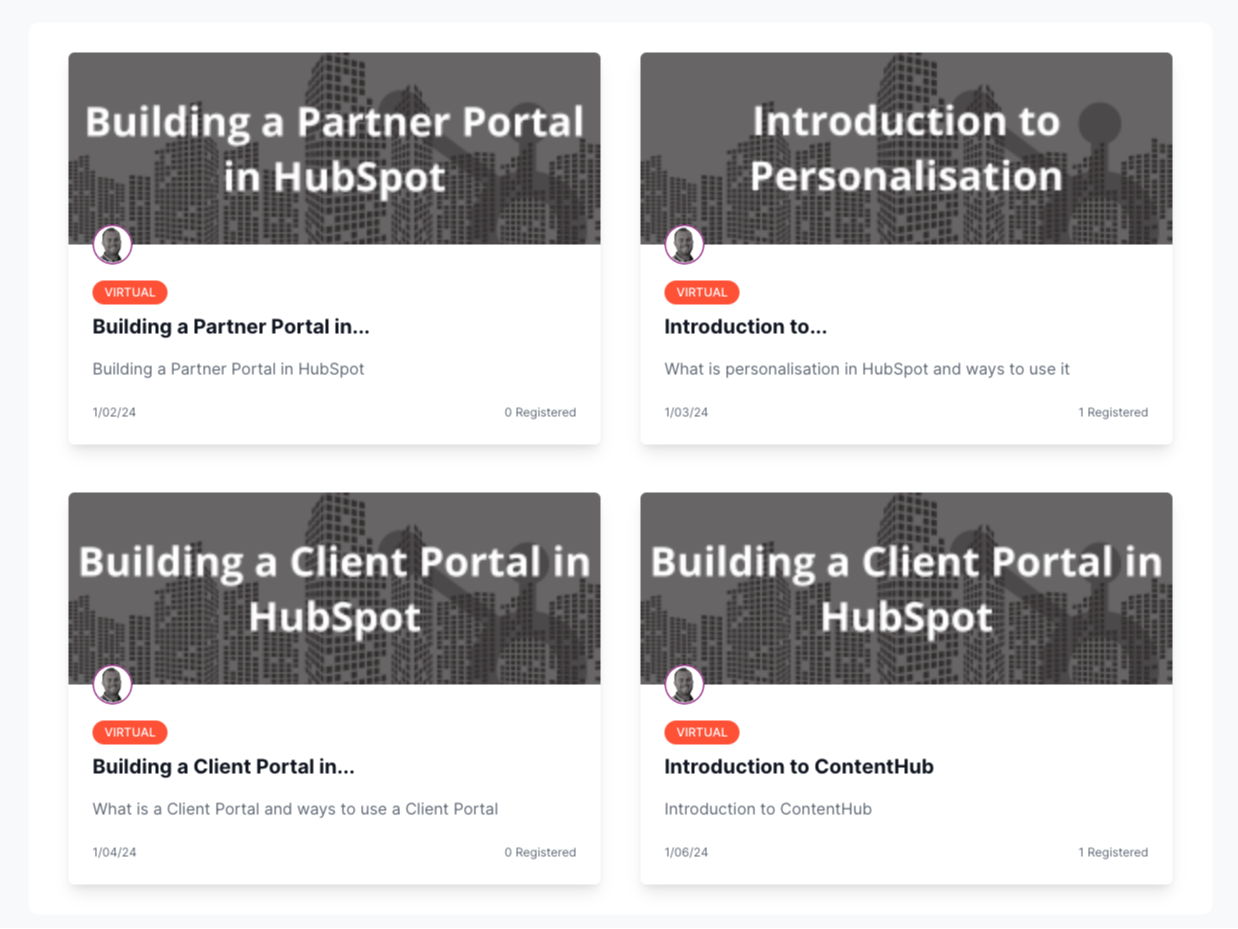 Integrated Marketing and Event Tools